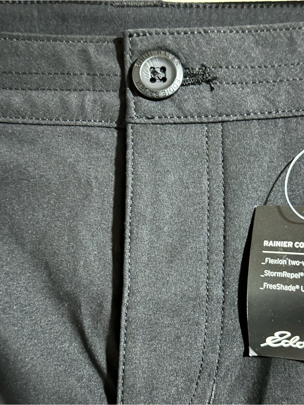 Eddie Bauer Black Women's Rainer Capri Mid-Rise Performance Stretch-NWT - Picture 3 of 9